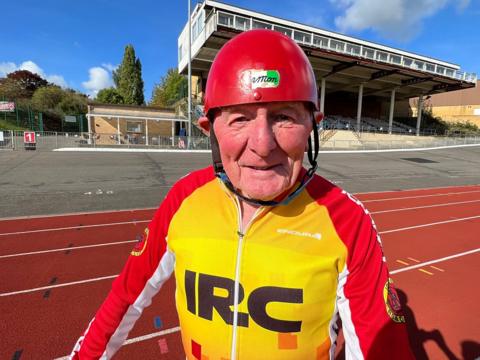 Cyclist John Lee at Gosling Sports Park