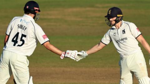 Dom Sibley and Rob Yates have opened the batting together in only four of Warwickshire's 14 Championship matches this season