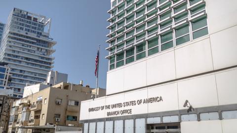 The Tel Aviv branch of the United States Embassy