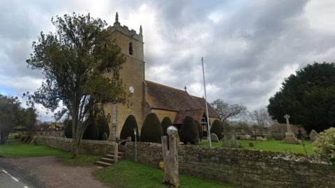 Google maps image of St Michael and All Angels Church in Tirley