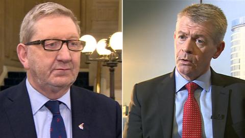 Len McCluskey and Gerard Coyne