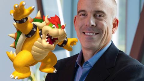 Doug Bowser, right, will take over the firm in April