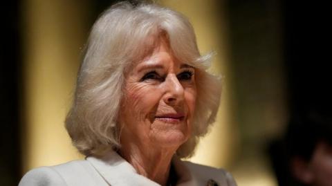 Queen Camilla attends a musical evening at Salisbury Cathedral in Wiltshire, to celebrate the work of local charities