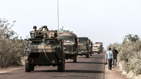 Mali, West Africa, during the ongoing French intervention against Islamist and tribal rebels in the north of the country, 1 February 2013