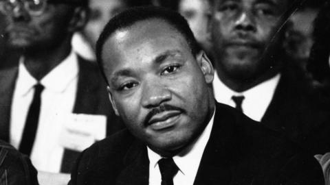September 1964: American clergyman and civil rights campaigner Martin Luther King (1929 - 1968).