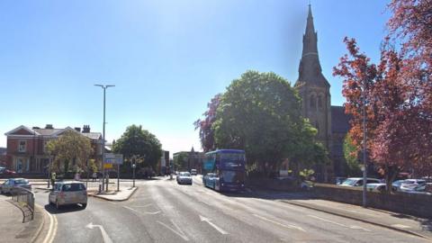 Regent Street in Wrexham