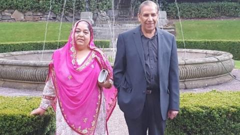 Nargis Begum and her husband Mohammed Bashir