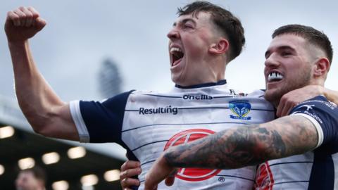 Connor Wrench went over for Warrington's converted winning try with just six minutes left