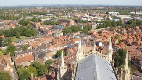 York view from Minster