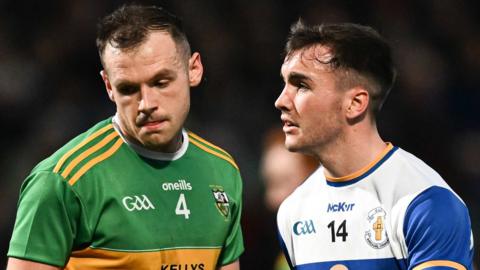 Glen's Connor Carville and Errigal Ciaran's Darragh Canavan will be hoping to help their clubs retain the Derry and Tyrone Football titles on Sunday