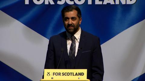 Mr Yousaf called on SNP members to "make history" by making Scotland "Tory free".