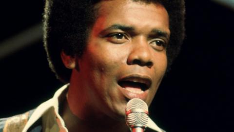 Johnny Nash performing on the music show Top Of The Pops
