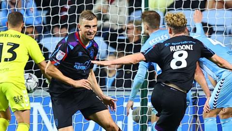 Huddersfield celebrate