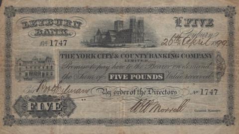 Note featuring image of York Minster