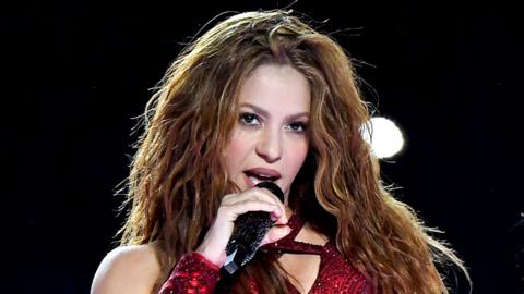 Shakira performing at last year's superbowl