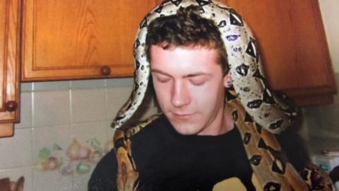 Daniel Brandon killed by his pet python