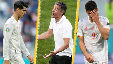 Alvaro Moreno, Luis Enrique and Gerard Moreno