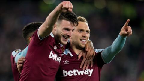 West Ham celebrate