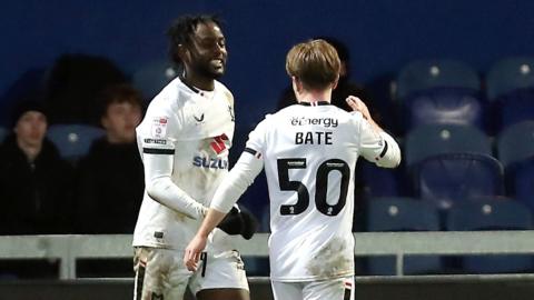 Matthew Dennis scored his first goal for MK Dons since last August