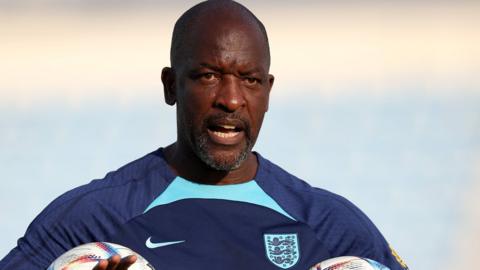 Sheffield Wednesday assistant coach Chris Powell during his time as an England coach