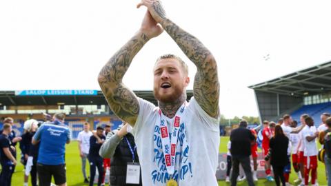 Wigan Athletic striker Stephen Humphrys