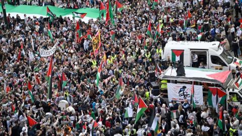Pro Palestinian march in Malmö