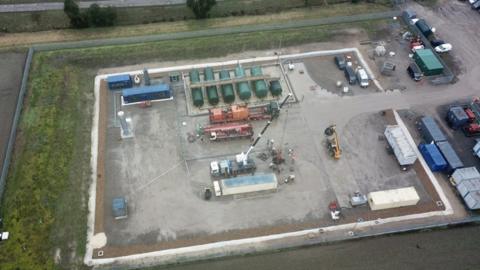 Aerial view of site