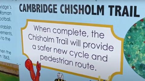 Cambridge Chisholm Trail mural