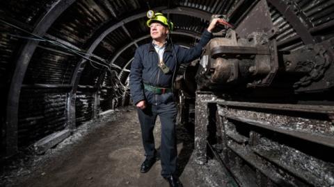 Shaun McLoughlin, mine director at the National Coal Mining Museum