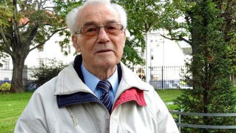 Richard Wadani, now 92, who deserted the Wehrmacht