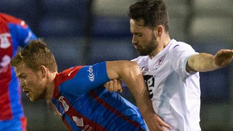 Inverness Caledonian Thistle against Raith Rovers