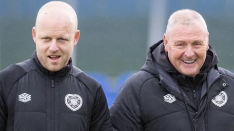 Steven Naismith and Frankie McAvoy