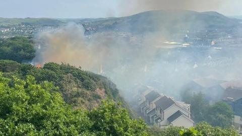 tan yn Aberystwyth