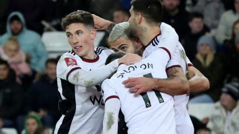 Fulham celebrate