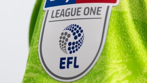 League One badge on shirt sleeve