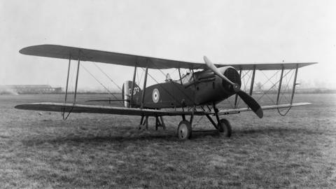 Bristol F2B Fighter at Filton around 1918