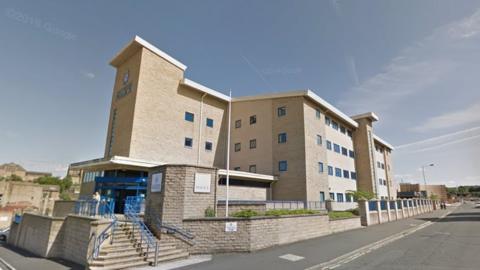 Trafalgar House police station in Bradford