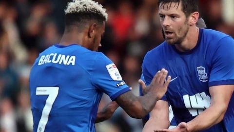 Juninho Bacuna had not scored for Birmingham City since Blues' 1-1 draw at Wigan Athletic in March
