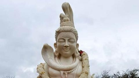 Shiva Murti in Great Glen Crematorium