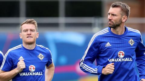 Gareth McAuley and Steven Davis