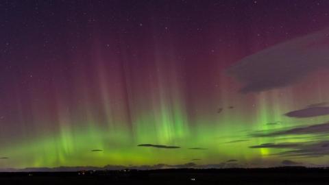 Northern Lights in Carnoustie