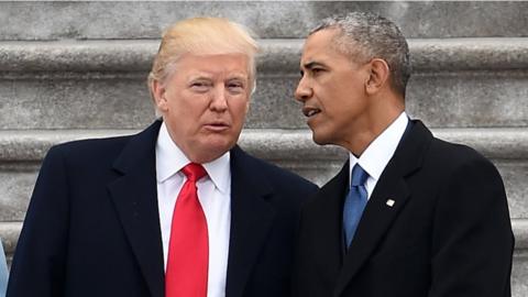 Trump and Obama