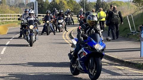 Bikers at the event