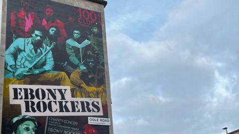 The Ebony Rockers mural in Southampton
