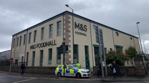 M&S police incident