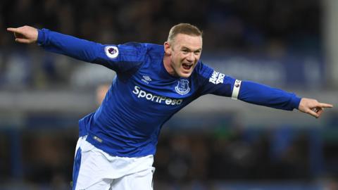 Everton's Wayne Rooney