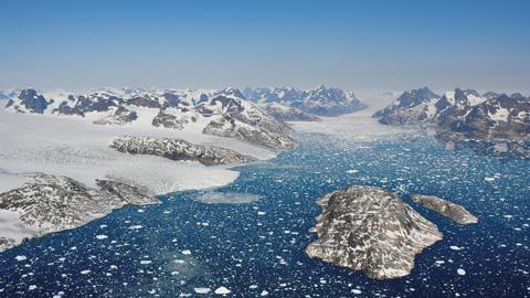 Greenland outlet glacier