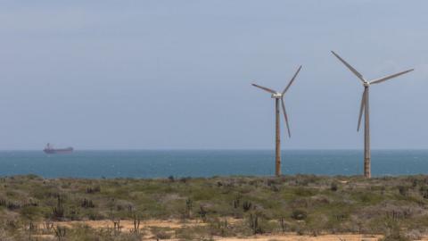 Wind farm in Colombia. Photo: August 2023
