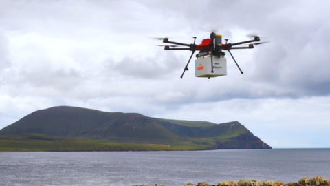 Orkney mail drone