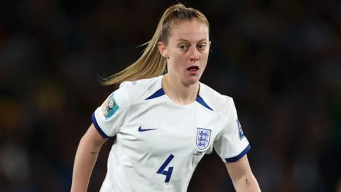 Midfielder Keira Walsh in action for England at the World Cup